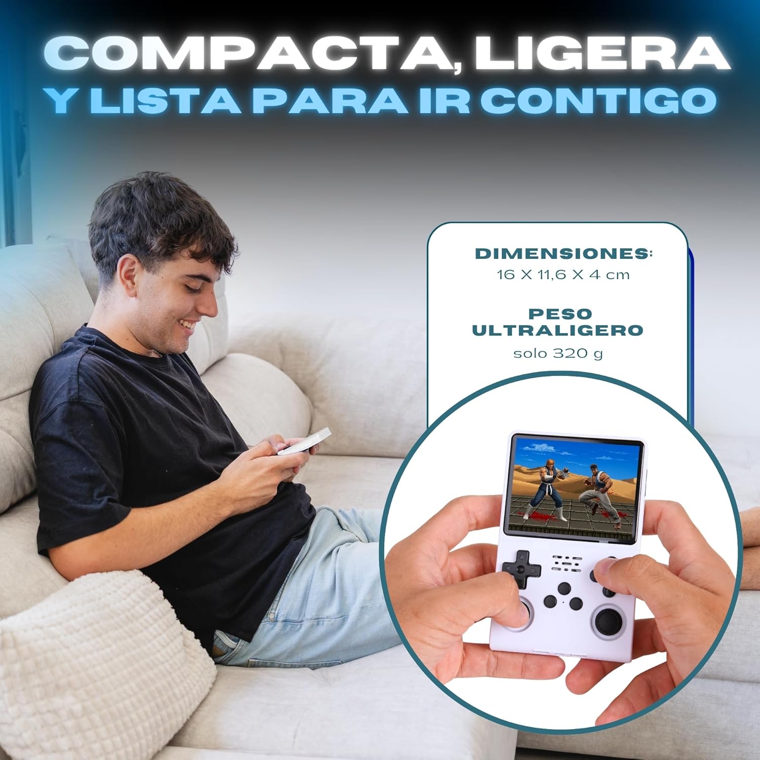 Consola R36S-Con + 20.000 juegos